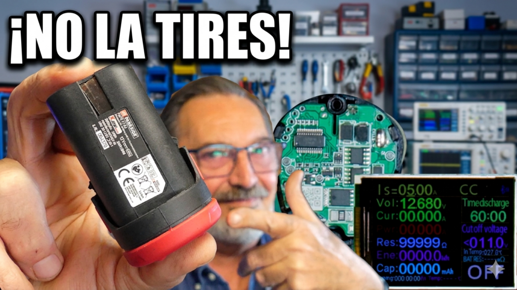Reparar batería Parkside atornillador